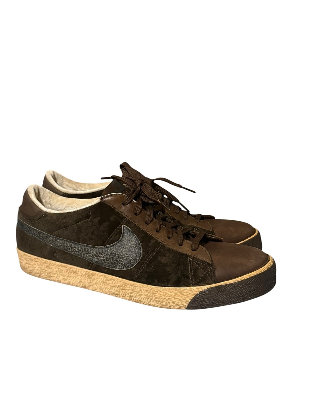 Vintage Nike SB Blazer Low Brown Premium 2007 2008 VTG Mens Size 12
